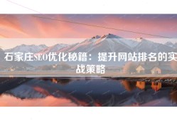 石家庄SEO优化秘籍：提升网站排名的实战策略